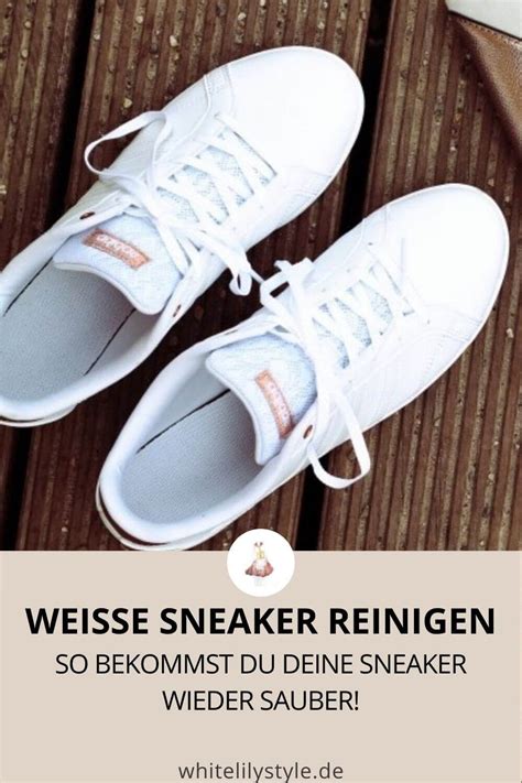 weiße adidas sneaker sauber machen|weiße sneaker schuhe.